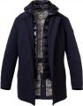 Padded parka in functional microfiber milestone