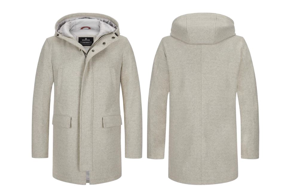 Mens grey parka coats on sale
