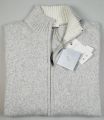 Cardigan giacca con zip misto cashmere cavalieri milano