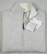 Cardigan giacca con zip misto cashmere cavalieri milano