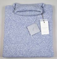 Dolcevita misto cashmere intarsio losanga cavalieri milano