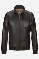 Black jacket in milestone leather