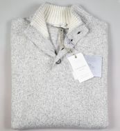 Wolf sweater with buttons knights milan cashmere blend