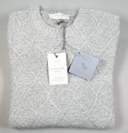 Cavalieri Milano crewneck sweater inlay mixed cashmere