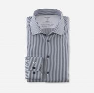 Blue striped olymp shirt dynamic flex modern fit 
