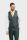 Green plaid cavani dress in tweed with waistcoat