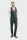 Green plaid cavani dress in tweed with waistcoat