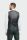 Green plaid cavani dress in tweed with waistcoat