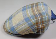 Beige tartan wool panizza beanie