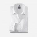 Camicia bianca comfort fit olymp luxor puro cotone facile stiro