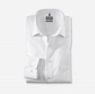 White comfort fit shirt olymp luxor pure cotton easy iron