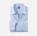 Light blue shirt comfort fit olymp luxor pure cotton easy ironing