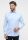 Light blue eterna modern fit shirt in non-iron cotton twill