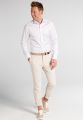 Camicia bianca eterna slim fit in cotone twill no stiro