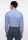 Light blue eterna slim-fit checkered shirt with button-down collar