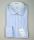 Ingram non-iron striped shirt light blue slim fit