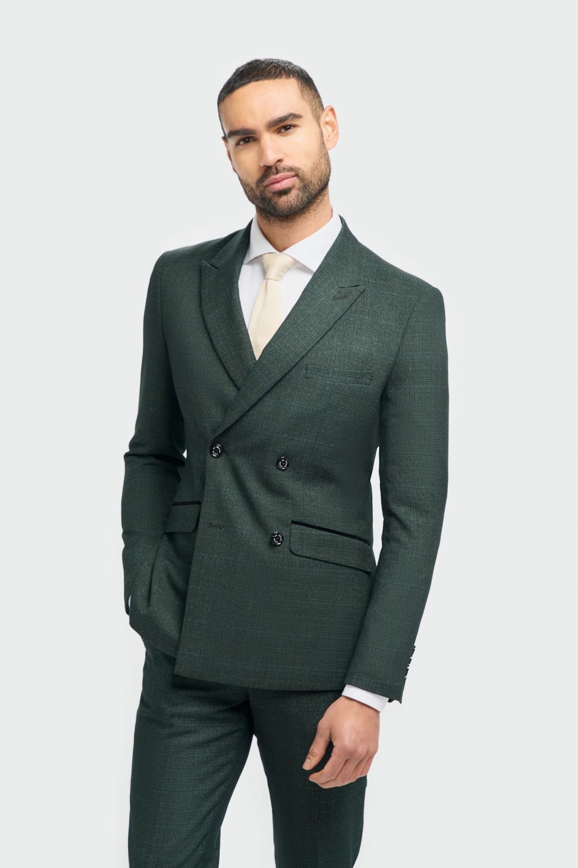 Abito Slim Grigio A Quadri - Il Lanificio