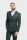 Green double-breasted cavani suit with slim fit checks