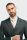 Green double-breasted cavani suit with slim fit checks