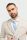 Beige double-breasted cavani suit with slim fit checks