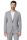 Light grey drop four digel dress in easywool stretch wool 