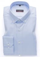 Eterna light blue shirt modern fit button-down collar