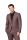 Reddish brown slim fit hyperstretch digel dress 