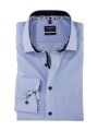 Light blue olymp luxor pure cotton shirt easy ironing
