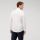 Camicia elegante bianca olymp slim fit con bottoni azzurro