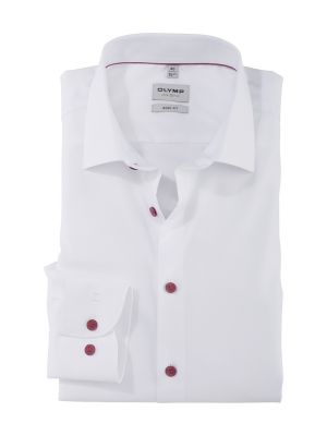 Camicia OLYMP Level Five Manica Lunga - Stampa Digitale Dobby, 97% Cotone, Modello 21 New York Kent-2