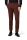 Slim-fit digel dress reddish brown bi-stretch wool blend