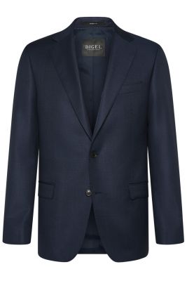 Blue napoli digel drop four short dress in wool vitale barberis canonico