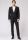 Black slim fit roy robson stretch wool dress