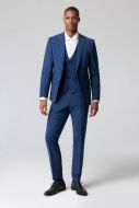 Abito con panciotto blu navy roy robson extra slim fit in lana bi-stretch