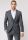 Medium grey roy robson bi-stretch wool suit with vest 