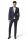 Abito blu medio drop quattro corto slim fit digel in lana reda super 110's 