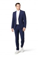 Abito digel slim fit blu napoli lana marzotto super 100's