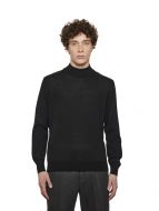 Montechiaro turtleneck sweater in modern fit worsted wool blend