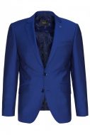 Abito digel drop quattro corto slim fit blu marine lana marzotto super 100's