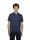 Montechiaro short-sleeved zip polo shirt in lisle jersey with breast pocket 