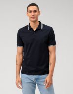 Blue olymp polo shirt with regular fit cotton piqué