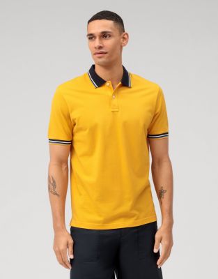 Corn-colored polo shirt olymp regular fit cotton piqué