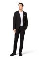 Black extra slim fit digel dress
