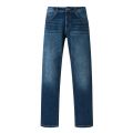 Dark wash mcs jeans with dark wash stretch denim