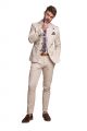 Abito beige cavani in cotone stretch sfoderato 