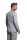 Light grey cavani dress in unlined stretch cotton 