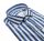 Blue striped shirt ingram dynamo performance fabric slim fit