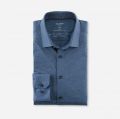 Camicia olymp azzurra in jersey super slim fit