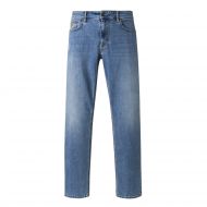 Jeans cinque tasche denim lavaggio chiaro stretch mcs regular fit 