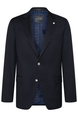 Dark blue digel jacket drop four fit wool reda super 110's